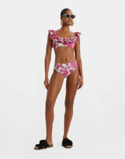 Boy Brief Lilium Purple In Piquet Lycra