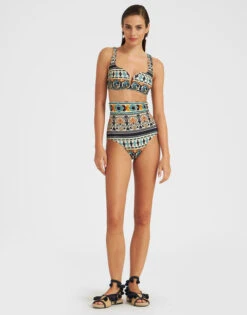 Giga Brief Casareale Small Placèe Cream In Lycra