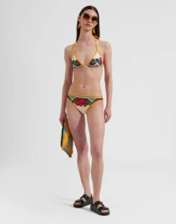 Bikini Top Taormina Placée Ivory In Lycra