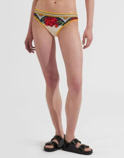 Bikini Bottom Taormina Placée Ivory In Lycra 2 Bikini Bottom Taormina Placée Ivory In Lycra -Gustwillers Clothing Shop SWI0033LYC003LRT01 WH04 1