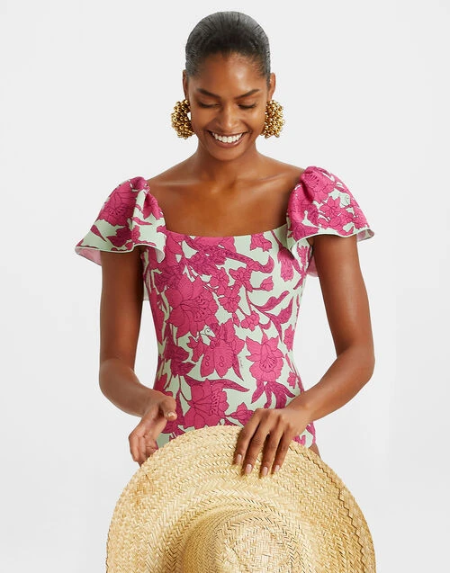 Scarlett Swimsuit Lilium Purple in Piquet Lycra Scarlett Swimsuit Lilium Purple In Piquet Lycra -Gustwillers Clothing Shop SWI0034LYC002LIL01 PU01 0