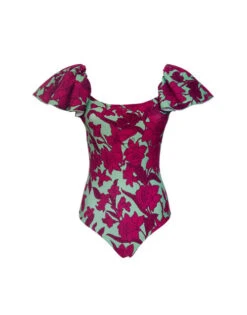 Scarlett Swimsuit Lilium Purple In Piquet Lycra 4 Scarlett Swimsuit Lilium Purple In Piquet Lycra -Gustwillers Clothing Shop SWI0034LYC002LIL01 PU01 4