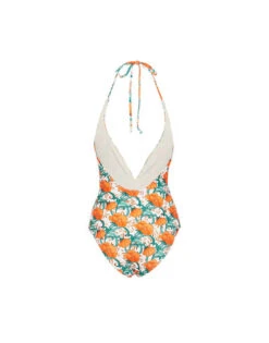 Sexy Swimsuit Morpheus Orange In Lycra -Gustwillers Clothing Shop SWI0036LYC001OPI01 OR02 8