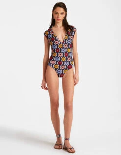 Tutto Suit Whitsun Mini Blue In Lycra -Gustwillers Clothing Shop SWI0068LYC001FSK02 BU03 2