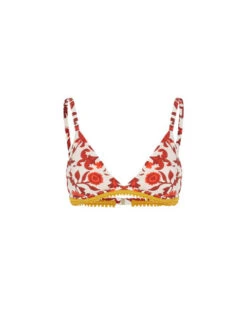 Fonda Top Dragonflower Mini Red In Lycra -Gustwillers Clothing Shop SWI0074LYC001DRE02 RE01 5