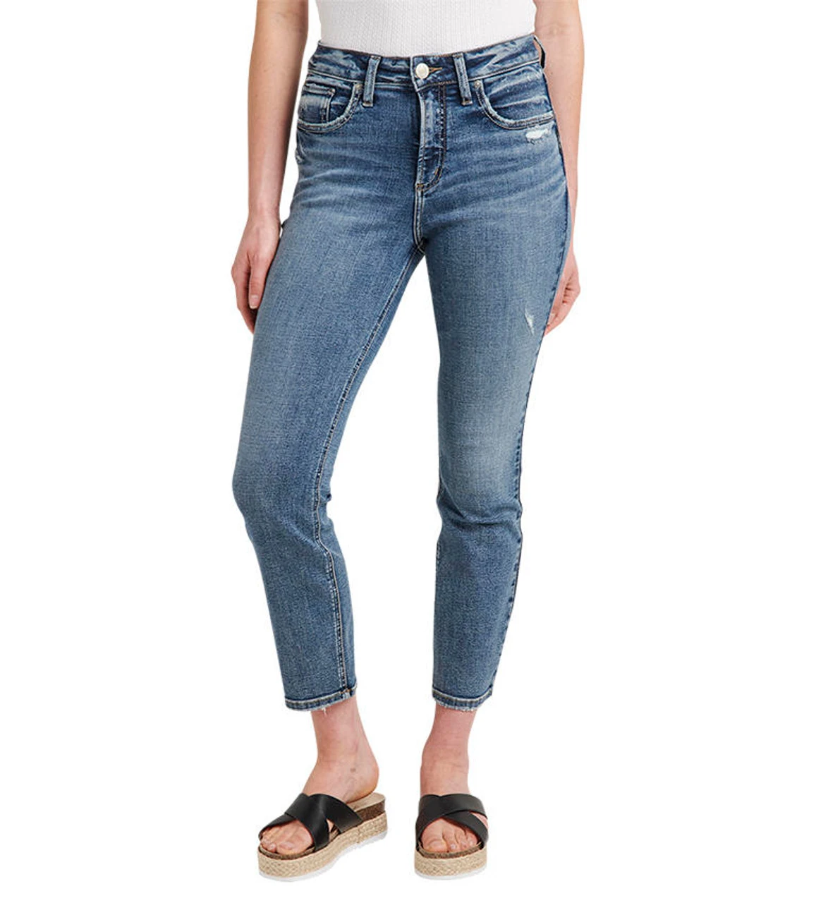 Silver Avery Hi Rise Straight Crop Silver Avery Hi Rise Straight Crop -Gustwillers Clothing Shop Silver Avery Hi Rise Straight Crop INDIGO 1 26531.1710523955