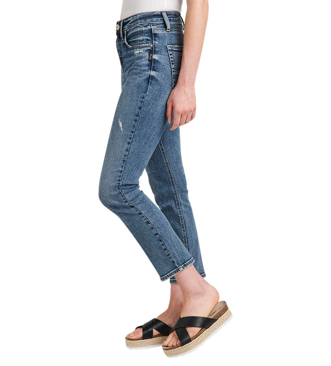 Silver Avery Hi Rise Straight Crop Silver Avery Hi Rise Straight Crop -Gustwillers Clothing Shop Silver Avery Hi Rise Straight Crop INDIGO 2 78840.1710523964