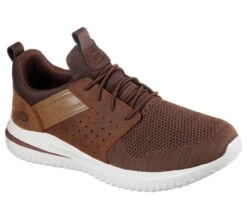 Skechers® Men's Delson 3.0 - Cicada -Gustwillers Clothing Shop Skechers Men s Delson 3.0 Cicada DKBROWN 1 36273.1710943244