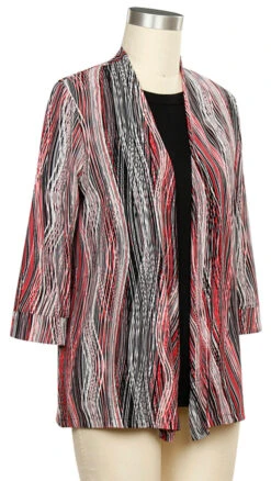 Southern Lady3/4 Sleeve Print Jacket - 8526