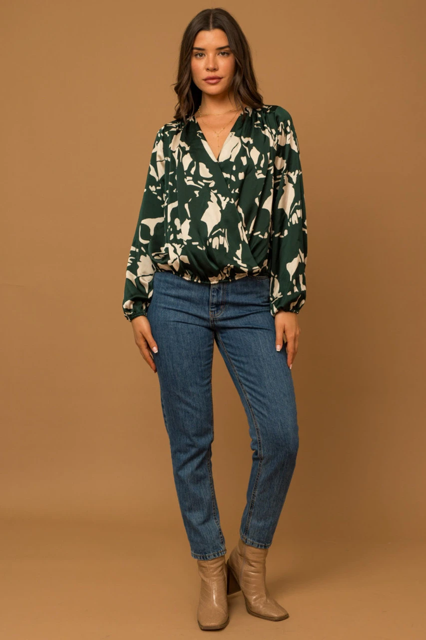 Surplice Abstract Print Top Surplice Abstract Print Top -Gustwillers Clothing Shop Surplice Abstract Print Top HUNTERGR 4 44684.1711565595