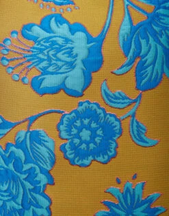 La Scala Top Hottie Turquoise In Jacquard With Feathers -Gustwillers Clothing Shop TOP0013JCQ073HOT02 BU08 6