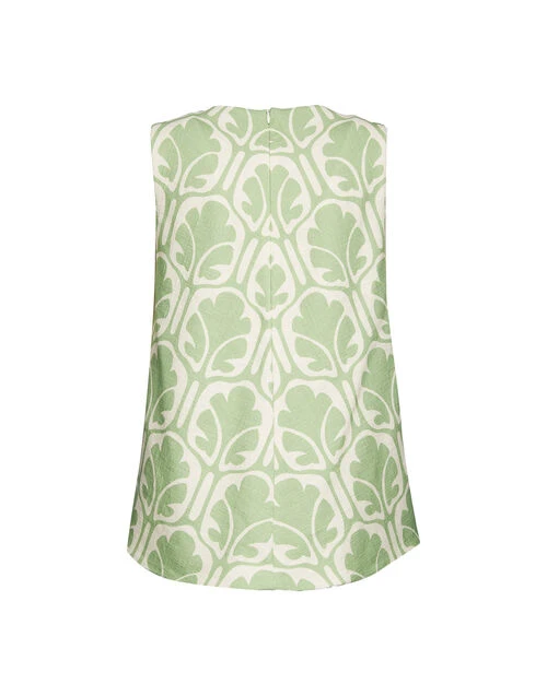 La Scala Top Grove in Shot Cotton La Scala Top Grove In Shot Cotton -Gustwillers Clothing Shop TOP0016COT005GRV01 GR05 6