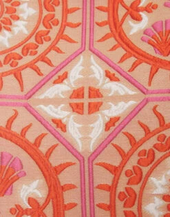 La Scala Top Sun Orange In Jacquard -Gustwillers Clothing Shop TOP0016JCQ074SUN01 OR02 6