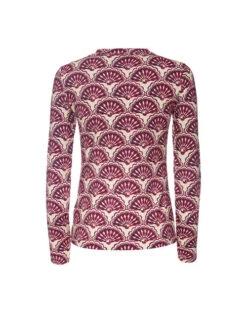 Crew Top Fans Purple In Skinny Jersey 4 Crew Top Fans Purple In Skinny Jersey -Gustwillers Clothing Shop TOP0024JER005FAN01 PU01 5