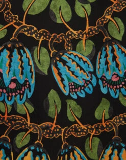 Boho Blouse Eve Black In Crepe De Chine -Gustwillers Clothing Shop TOP0132CRE005EEC01 BL01 7