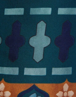 Palazzo Pants Casareale Placèe Emerald In Silk Twill -Gustwillers Clothing Shop TRO0003SIL001REA01 GR04 7