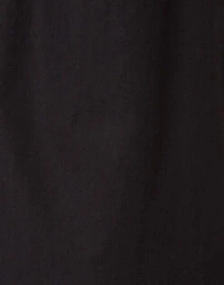 Drawstring Pants Solid Black In Crisp Poplin -Gustwillers Clothing Shop TRO0053COT043SOLID BL01 9