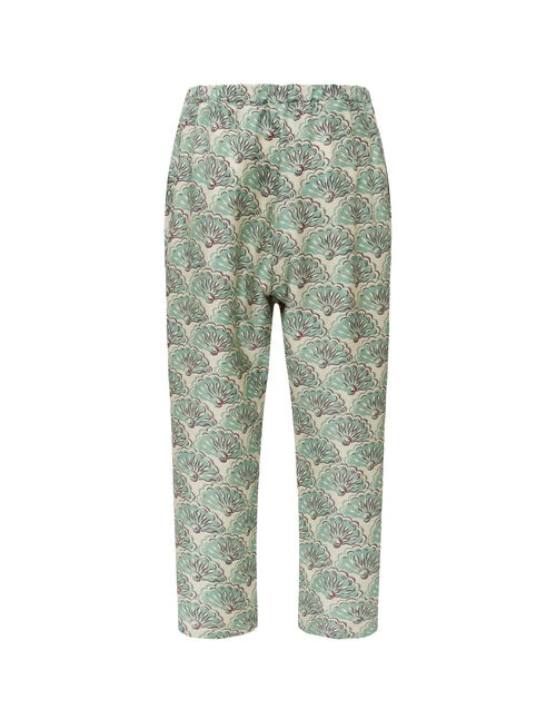 Drawstring Pants Fans Mint in Silk Twill Drawstring Pants Fans Mint In Silk Twill -Gustwillers Clothing Shop TRO0053SIL001FAN01 GR11 6