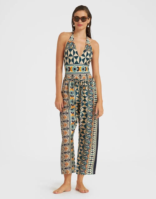 Drawstring Pants Casareale Small Placèe Cream in Silk Twill Drawstring Pants Casareale Small Placèe Cream In Silk Twill -Gustwillers Clothing Shop TRO0053SIL001REA02 WH03 0