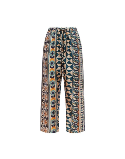 Drawstring Pants Casareale Small Placèe Cream in Silk Twill Drawstring Pants Casareale Small Placèe Cream In Silk Twill -Gustwillers Clothing Shop TRO0053SIL001REA02 WH03 5