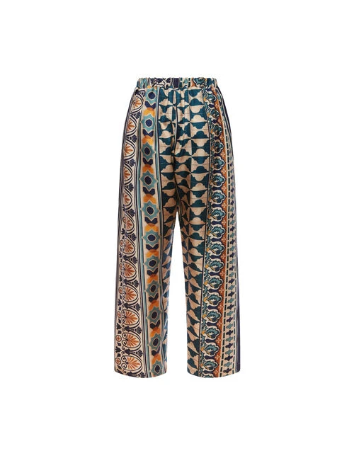 Drawstring Pants Casareale Small Placèe Cream in Silk Twill Drawstring Pants Casareale Small Placèe Cream In Silk Twill -Gustwillers Clothing Shop TRO0053SIL001REA02 WH03 6