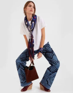 Better Than Your Boyfriend Jeans Partenope Navy In Denim -Gustwillers Clothing Shop TRO0091DEN002PRT03 BU06 4