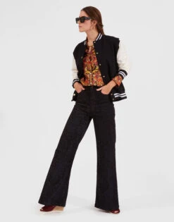 Flare Jeans Corte Black In Denim 3 Flare Jeans Corte Black In Denim -Gustwillers Clothing Shop TRO0096DEN001CRT04 BL01 2