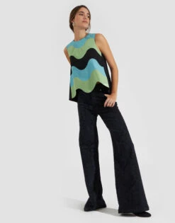 Flare Jeans Corte Black In Denim 6 Flare Jeans Corte Black In Denim -Gustwillers Clothing Shop TRO0096DEN001CRT04 BL01 5