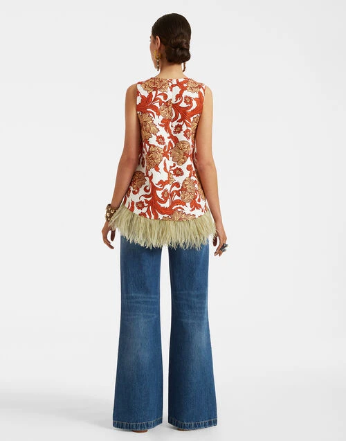 Flare Jeans Blue in Denim Flare Jeans Blue In Denim -Gustwillers Clothing Shop TRO0096DEN006SOLID BU03 1