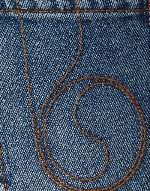 Flare Jeans Blue in Denim Flare Jeans Blue In Denim -Gustwillers Clothing Shop TRO0096DEN006SOLID BU03 7