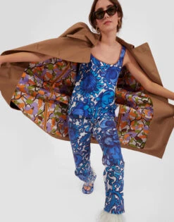 Fancy Crop Jeans (With Feathers) Anemone In Denim -Gustwillers Clothing Shop TRO0097DEN001ANE01 BU03 5