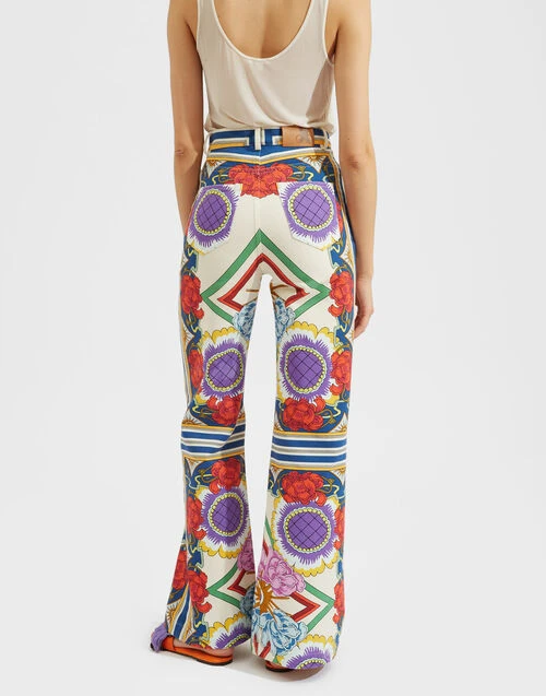 Flare Jeans Taormina Placée Rust in Denim Flare Jeans Taormina Placée Rust In Denim -Gustwillers Clothing Shop TRO0099COT046LRT01 WH04 2