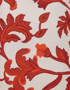 Pull-Up Shorts Dragonflower Mini Red In Summer Poplin -Gustwillers Clothing Shop TRO0117COT039DRE02 RE01 7