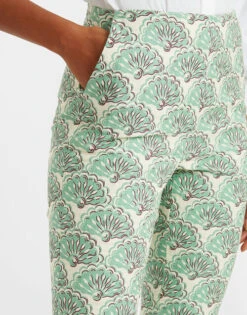 Torero Pants Fans Mint In Shot Cotton -Gustwillers Clothing Shop TRO0120COT005FAN01 GR11 4