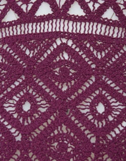 Lacey La Scala Tee Plaza Purple In Macramé -Gustwillers Clothing Shop TSH0043JCQ080PLA03 PU01 7