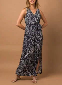 Tie Waist Maxi Dress