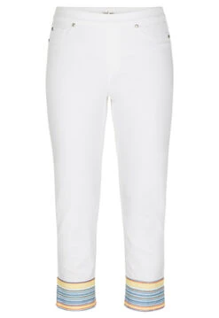 Tribal Embrodered Hem Capri