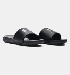 Under Armour UA® Ansa Graphic Slides - 3024434 -Gustwillers Clothing Shop UA Ansa Graphic Slides 3024434 BLKGREY 3 47060.1711490331