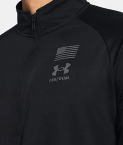 Under Armour UA® Freedom Tech™ ½ Zip -Gustwillers Clothing Shop UA Freedom Tech Zip BLACK 4 59152.1712845402