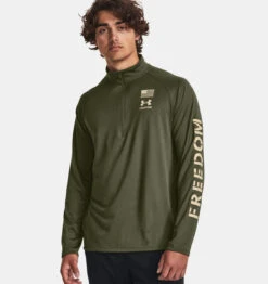 Under Armour UA® Freedom Tech™ ½ Zip -Gustwillers Clothing Shop UA Freedom Tech Zip MARINEOD 2 73262.1712845396