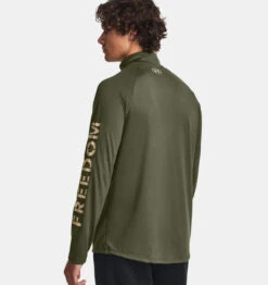 Under Armour UA® Freedom Tech™ ½ Zip -Gustwillers Clothing Shop UA Freedom Tech Zip MARINEOD 3 71451.1712845396