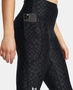 Under Armour UA® HeatGear® No-Slip Waistband Printed Ankle Leggings -Gustwillers Clothing Shop UA HeatGear No Slip Waistband Printed Ankle Leggings BLACK 4 43424.1710519436