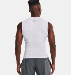 Under Armour UA® Heatgear® Sleeveless Top -Gustwillers Clothing Shop UA Heatgear Sleeveless Top WHITE 3 55085.1715109804