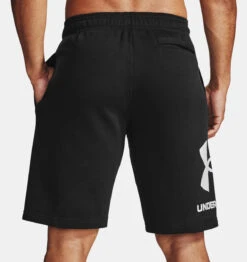 Under Armour UA® Rival Fleece Big Logo Shorts -Gustwillers Clothing Shop UA Rival Fleece Big Logo Shorts BLACK 3 01201.1710856629