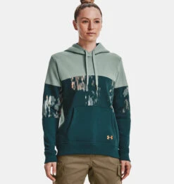 Under Armour UA® Rival Fleece Blocked Hoodie - 1365693 -Gustwillers Clothing Shop UA Rival Fleece Blocked Hoodie 1365693 OPALGREE 2 41748.1710521023