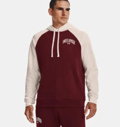 Under Armour UA® Rival Fleece Wordmark Colorblock Hoodie 2 Under Armour UA® Rival Fleece Wordmark Colorblock Hoodie -Gustwillers Clothing Shop UA Rival Fleece Wordmark Colorblock Hoodie CHESTNUT 2 15538.1710856946