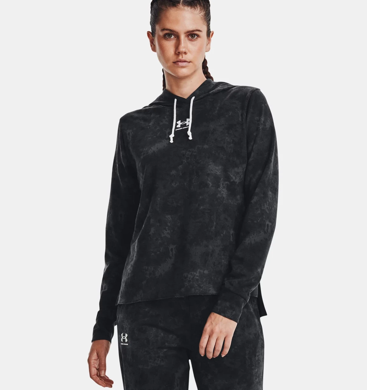 UA® Rival Terry Printed Hoodie Under Armour UA® Rival Terry Printed Hoodie -Gustwillers Clothing Shop UA Rival Terry Printed Hoodie BLACK 2 68945.1710521093