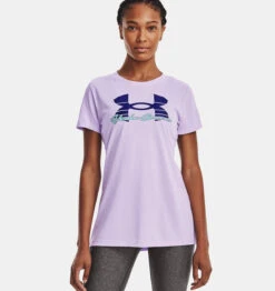 Under Armour UA® Tech™ Script Short Sleeve -Gustwillers Clothing Shop UA Tech Script Short Sleeve NEBULAPU 2 58503.1710520417