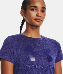 Under Armour UA® Tech™ Twist Big Gel Logo Tee -Gustwillers Clothing Shop UA Tech Twist Big Gel Logo Tee SONARBLU 4 62055.1710524025