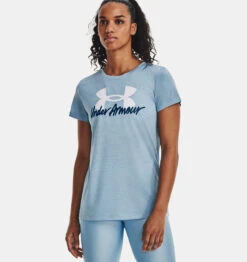 Under Armour UA® Tech™ Twist Graphic Short Sleeve -Gustwillers Clothing Shop UA Tech Twist Graphic Short Sleeve BLIZZARD 2 69804.1710530891